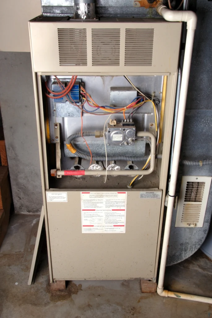 Home Basement Furnace Unit